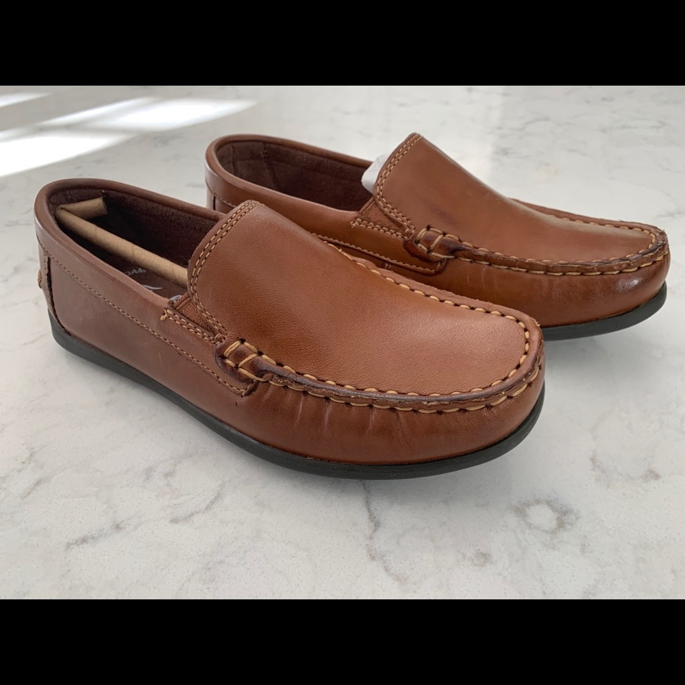 Boys Jasper Jr. Moc Toe Venetian Loafer